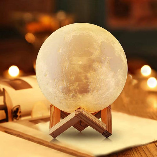 Moon Lamp - LED Night Light - Battery Powered